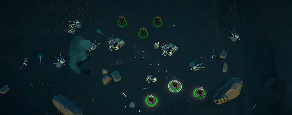 Captura del juego donde vemos la disposición de las tropas