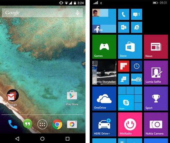 Windows Phone y Android