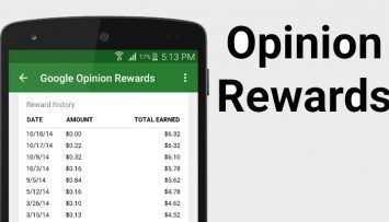 Google Opinion Rewards principal