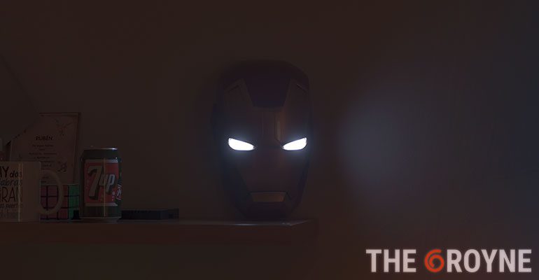 Ironman luz LED