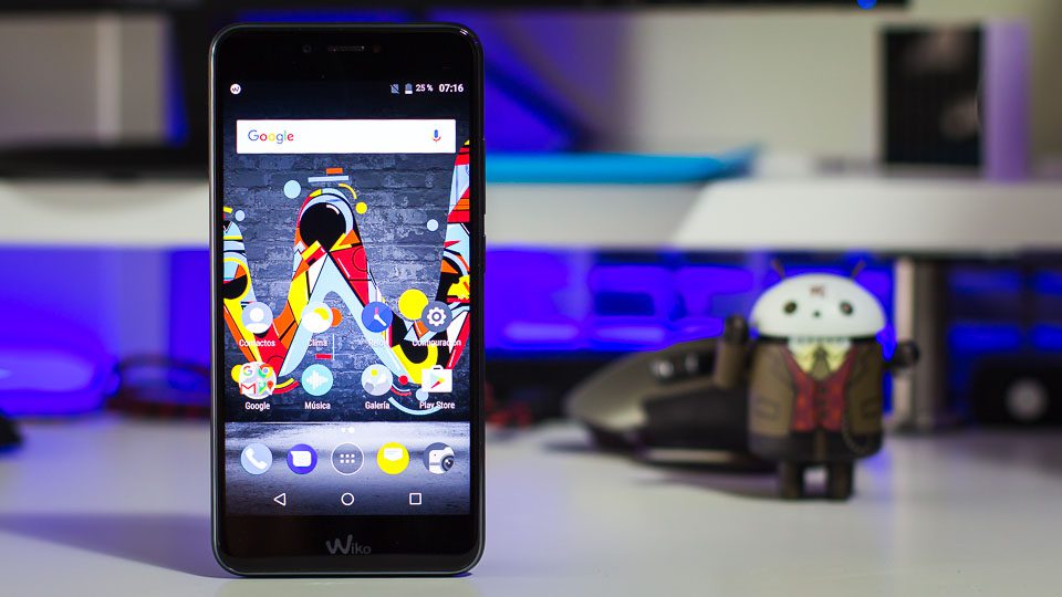 Écran Complet Wiko Upulse - Vitre Tactile + LCD Sur Châssis, 5.5", Couleur Or Doré, Neuf